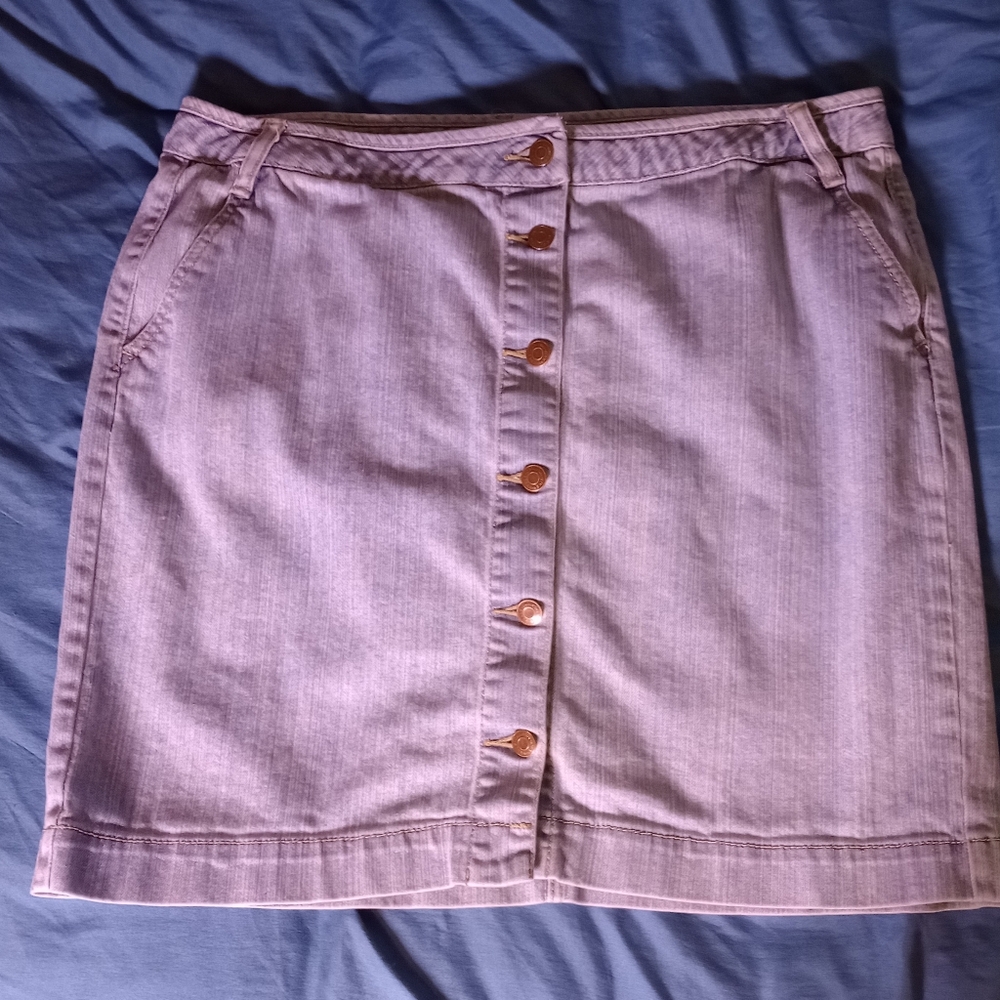 Vintage Canyon River Blues button up skirt. Sz 18